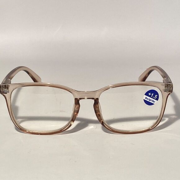 1510 Colette 1.5 Taupe Reading Glasses Soft Butterfly Readers NWT - Picture 3 of 9